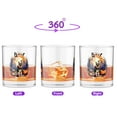 thumbnail image 2 of Happy Halloween Vampire German Shepherd BOO with Pumpkins Fun and Spooky 11oz Whiskey Glass Mug Alsatian Dog Lover Gifts Whiskey Cocktail Glasses Cup - 00018, 2 of 5