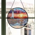 thumbnail image 3 of Lighthouse 19 Stained Glass Suncatcher Ornament, Holiday Tree Ornament, Gift for Mom, Love Day Home Decor, Festival Gift Ornament, Keepsake 2025, 3 of 6