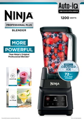 Ninja® Professional Plus Blender with Auto-iQ® and 72-oz.* Total Crushing Pitcher & Lid, BN700 - image 8 of 8