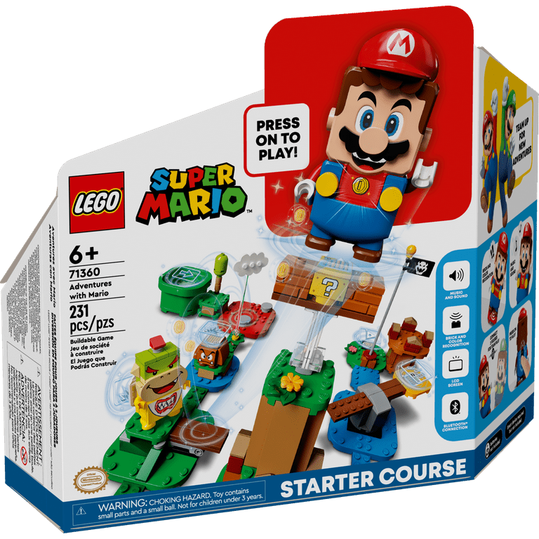 Lego Toy, Adventures with Mario, Buildable Game, Starter Course