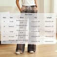 thumbnail image 3 of Hvogkswy Women Plaid Pajama Pants Loose Straight Wide Leg Lounge Pants Drawstring Elastic Waist Home Pajama Bottoms with Pockets, 3 of 7