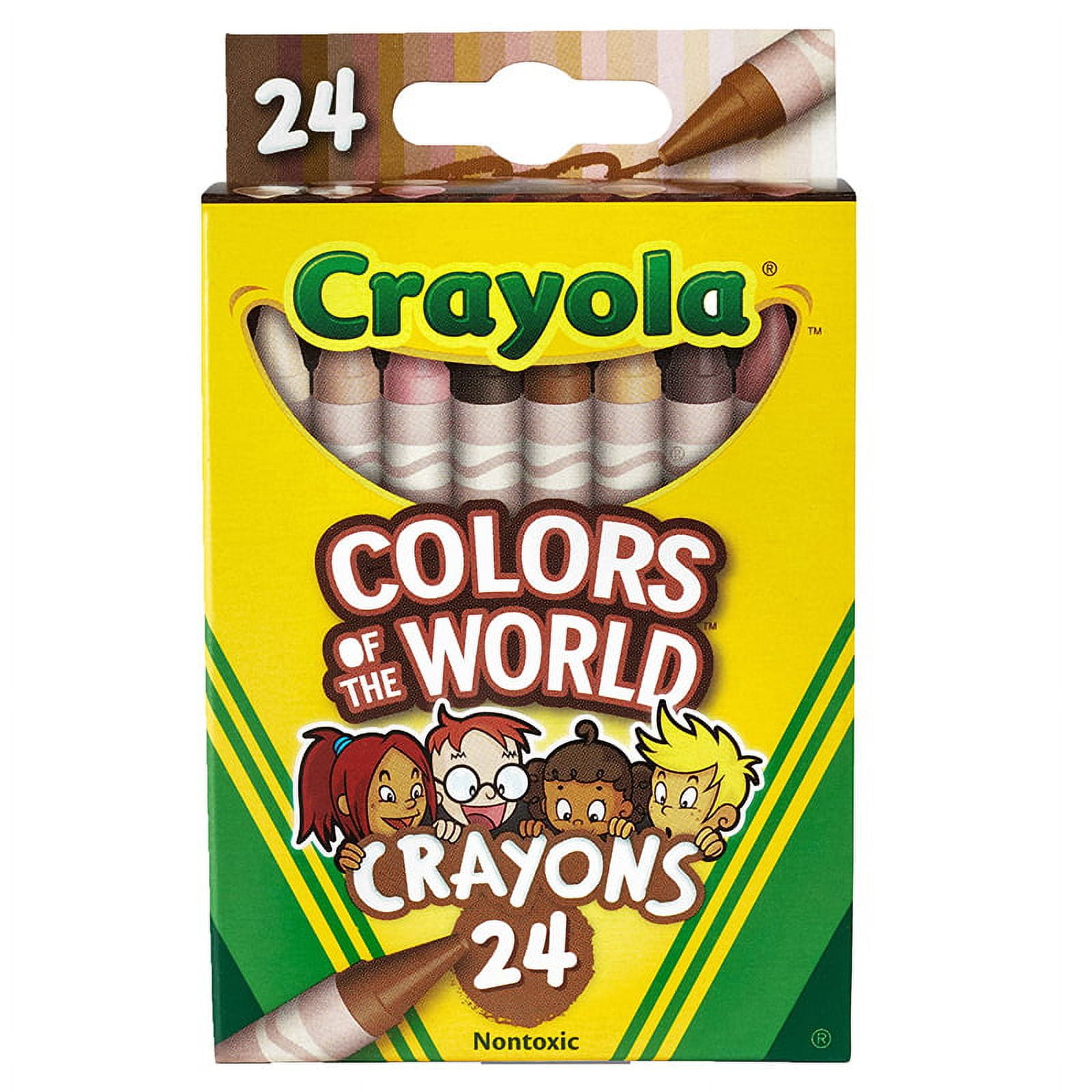 Crayola Colors of The World Multicultural Crayons (24 Count