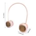 thumbnail image 3 of karymi Portable Neck- Fan Hands Bladeless Fan 2000 MAh Battery Operated Wearable Personals Fan Leafless Rechargeable Headphone Design USB Powered Desk Fan Summer Savings, 3 of 7