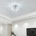 thumbnail image 4 of DENEST Crystal Chandelier Pendant Light Indoor 6-Lights Elegant Lamp Fixture Modern, 4 of 12