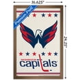 thumbnail image 3 of NHL Washington Capitals - Logo 14 Wall Poster, 14.725" x 22.375", Framed, 3 of 3