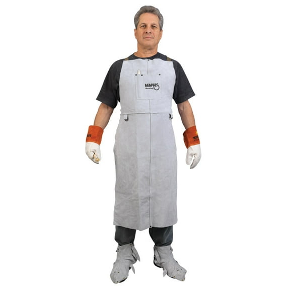 MCR Safety Leather Welding Aprons, 24" x 42" (6 Units)