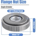 thumbnail image 3 of AVEKI Rapide Desserrer l'Écrou pour Meuleuse d'Angle, 5/8"-11 Angle Meuleuse Verrouillage Écrou Pièces de Rechange Bride de Serrage Rapide Angle de Plaque de Pression Meuleuse Fixation Accessoire 0601M, 3 of 8
