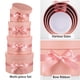 thumbnail image 4 of Set de 4 cajas de regalo GNFlus con tapa para regalos, color rosa, 4 of 6