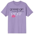 thumbnail image 5 of Gossip Girl Popularity Has Its Price Crew Neck Short Sleeve Purple Haze Women's T-shirt-Medium, 5 of 7