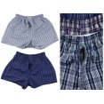 thumbnail image 4 of ToBeInStyle Boys' Pack of 3 Tartan Patterned Boxer Shorts - Small, 4 of 7