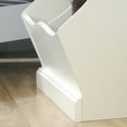 Sauder Storybook Storage Bin Bookcase, Soft White Finish