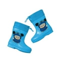 thumbnail image 4 of LYHaoo Children's Rain Boots Boys' Bunch Cartoons Children's Baby Rain Boots Kindergarten Outside Wearing Short Girls' Water Shoes Sizes 6 Blue(Toddler), 4 of 4