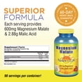 thumbnail image 2 of Nature's Life Magnesium Malate Powder, 600mg Per Serving | With Malic Acid | Healthy Heart, Muscle & Bone Health Support | Vegetarian | 90 Servings, 2 of 6