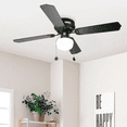 thumbnail image 3 of Ventilador Techo Negro Mate Aspas Negro / Madera Led 42 Lab.G, egro, 3 of 5