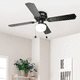 thumbnail image 3 of Ventilador Techo Negro Mate Aspas Negro / Madera Led 42 Lab.G, egro, 3 of 5