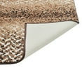 thumbnail image 2 of Better Trends Runner Bath Rug 20” x 60” Bathroom Rug Mat Non-Slip Micro Polyester Bath Rugs for Bathroom Floor, Shower, Tub, Casablanca Collection - (Brown), 2 of 5