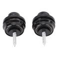 thumbnail image 1 of Guitar Strap Locks Buttons,2pcs Heavy Duty Metal Flat Round Head Non Slip Fall  Tool Dual Design Strap Retainer System for Folk Guitar, Electric Guitar, Electric Bass, 1 of 8