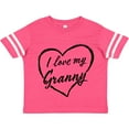 thumbnail image 3 of Inktastic I Love My Granny in Black Chalk Heart Boys or Girls Toddler T-Shirt, 3 of 5