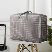 ASXITE Duffel Bags for Traveling,Extra Large Storage Bag Luggage Bag Water Proof Thickened Moving Bag Folding Organizer Bag with Strong Handles Zippers for Bedding Comforters Blanket Clothes