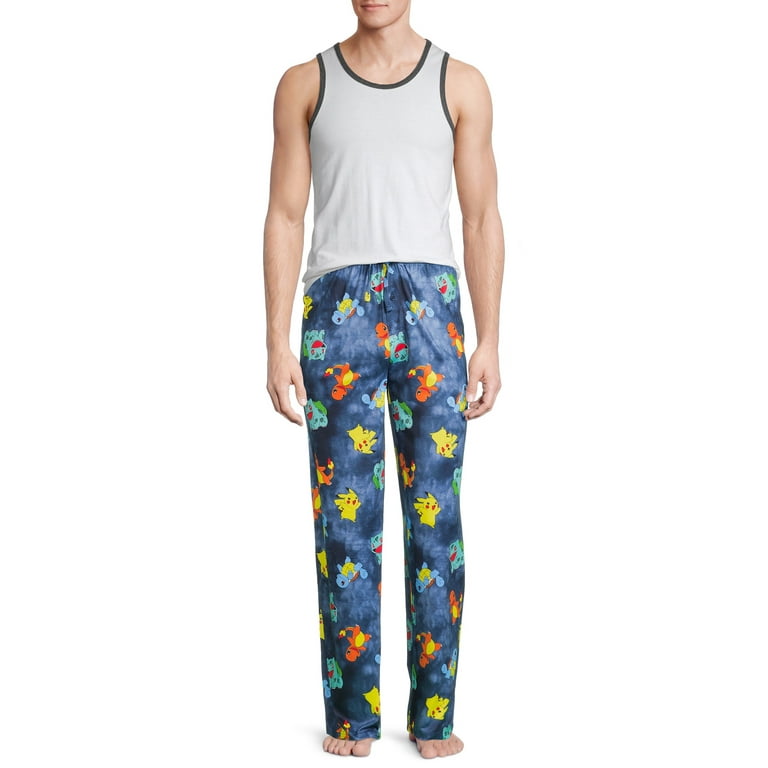 Pokemon Sleep Pants Elastic Waistband Pockets Graphic Print