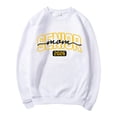 thumbnail image 4 of PUYAHG Casual Hoodies for Women Sweatshirts Graphic Loose Fit Fall Clothes Long Sleeve Crew Neck Pullover Regular Tops,Z1 White,S, 4 of 4
