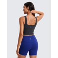 thumbnail image 2 of Remera CRZ YOGA Butterluxe con escote cuadrado y corte corto gris XS, 2 of 3