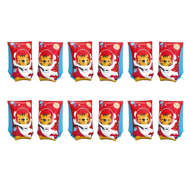 Flotis Para Niño Animalitos Splash Paquete 6 Pz Bestway Plástico Resistente