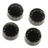 4 Pieces of Black Speed Volume Control Knobs for Electric Gutar