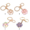 thumbnail image 3 of Jumpingount Daisy llavero adorable flor colgante decoración niñas bolso adornar accesorio de moda pequeño metal bolsa colgante blanco Ropa, zapatos y accesorios Miscelánea Blanco Jumpingount AP010723-01, 3 of 6