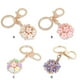 thumbnail image 4 of Jumpingount Daisy llavero adorable flor colgante decoración niñas bolso adornar accesorio de moda pequeño metal bolsa colgante blanco Ropa, zapatos y accesorios Miscelánea Vistoso Jumpingount AP010723-03, 4 of 6