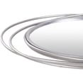 thumbnail image 6 of Mark&Day Wall Mirror, Dunsborg Modern Silver Round Vanity Mirrors for Bedroom Living Room Bathroom and Entryway Home Decor, Mounted Painted Iron Frame Mirror for Walls (24" H x 24" W x 1" D), 6 of 6