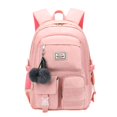 thumbnail image 1 of Mochila HengQiyu grande para niñas, adolescentes, universitarias y mujeres, rosa, 1 of 7