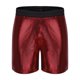 thumbnail image 4 of Ceisia Men's Gift Relaxed Full Sequin Party Shorts Mid-Rise Elastic Color-block Waist Nylon Spandex Hidden Drawstring Shorts, 4 of 7