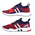 thumbnail image 3 of Zapatillas de running y senderismo transpirables para hombre, para primavera e invierno, talla 43, color azul y rojo, Athletic Adventure, 3 of 8