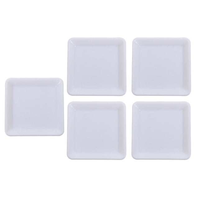 5 uds Mini Platos de Comida 1:12 Sunnimix 3cm