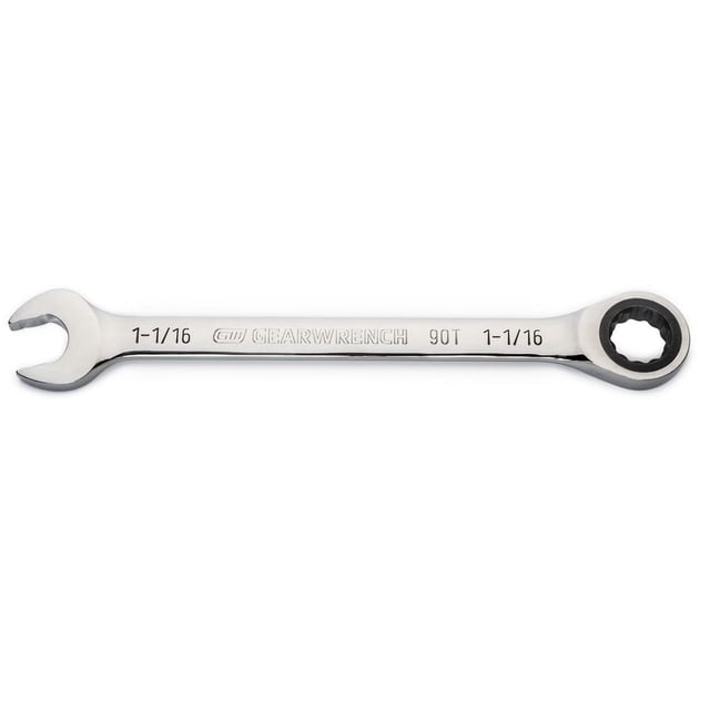 GEARWRENCH 1-1/16" 4 Degree Swing Arch 12 Point Ratcheting Combination Wrench - 86954