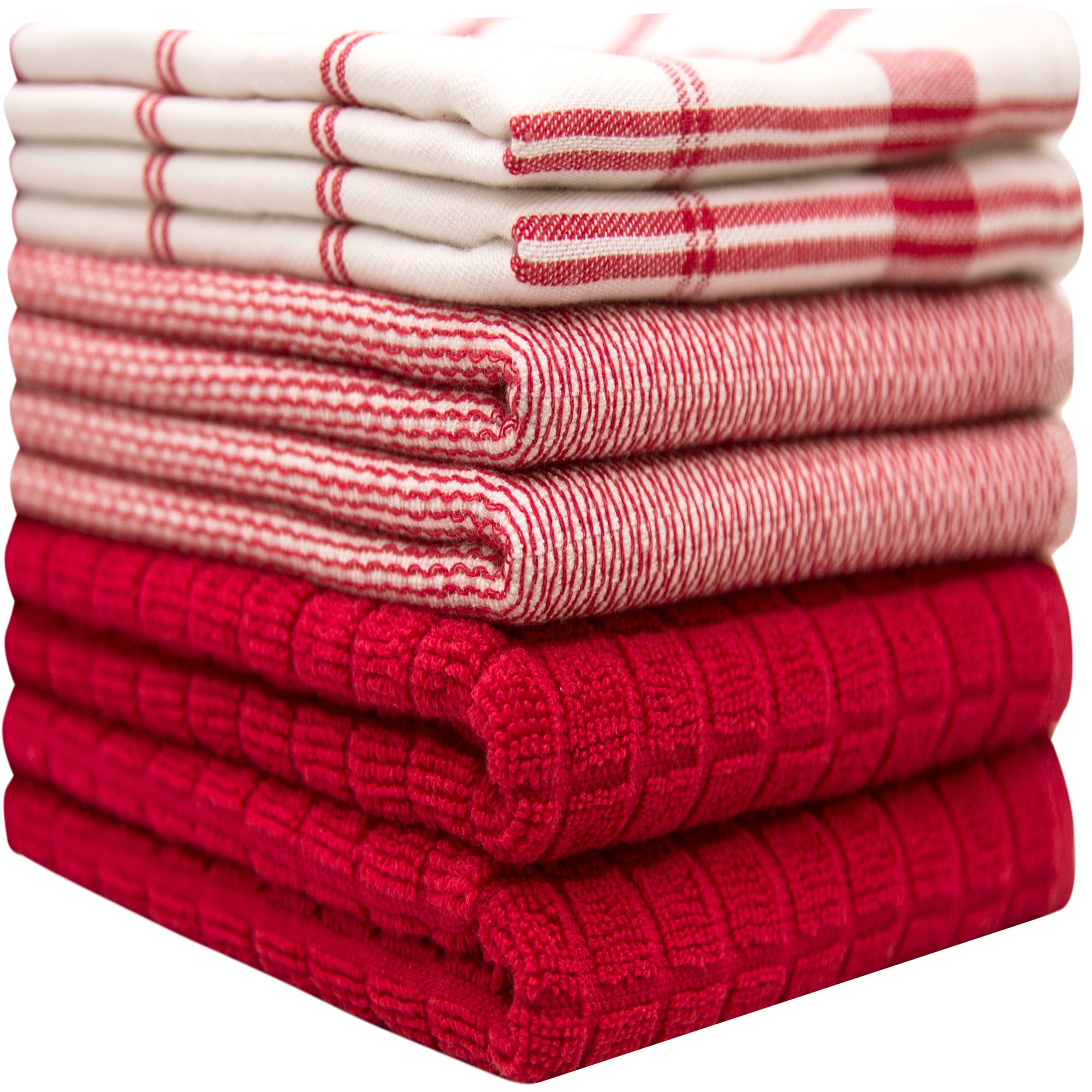 Bumble Towels Premium Kitchen Towels (20”x 28”, 6 Pack), Large Kitchen  Hand Towels
