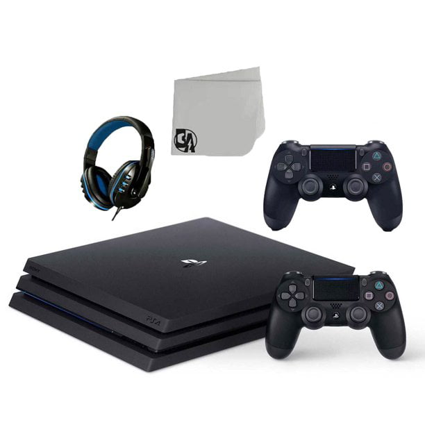 Sony PlayStation 4 1TB Console Black 2 Controller Included with Call of Duty Infinite Warfare AXTION Used - Walmart.com