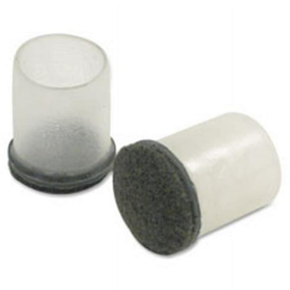 Clear Sleeve Floor Protectors, 8 Per Bag - 1.63 In.