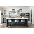 thumbnail image 2 of AloaDecor 3-Light 13" Cone Shape 4-Tier Crystal Chandelier Matt Black Painted 13 to 24 Inches Painted, 2 of 5