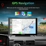 Carpuride Car Carplay Android Auto with Dula BT, 9 IPS Touch Screen Smart Display W901 Pro