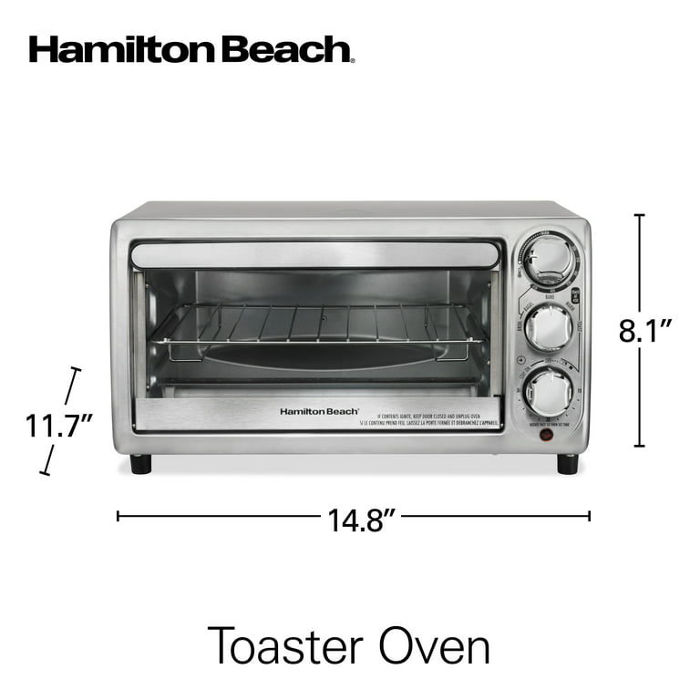 Hamilton Beach 4-Slice Black Toaster Oven ( at