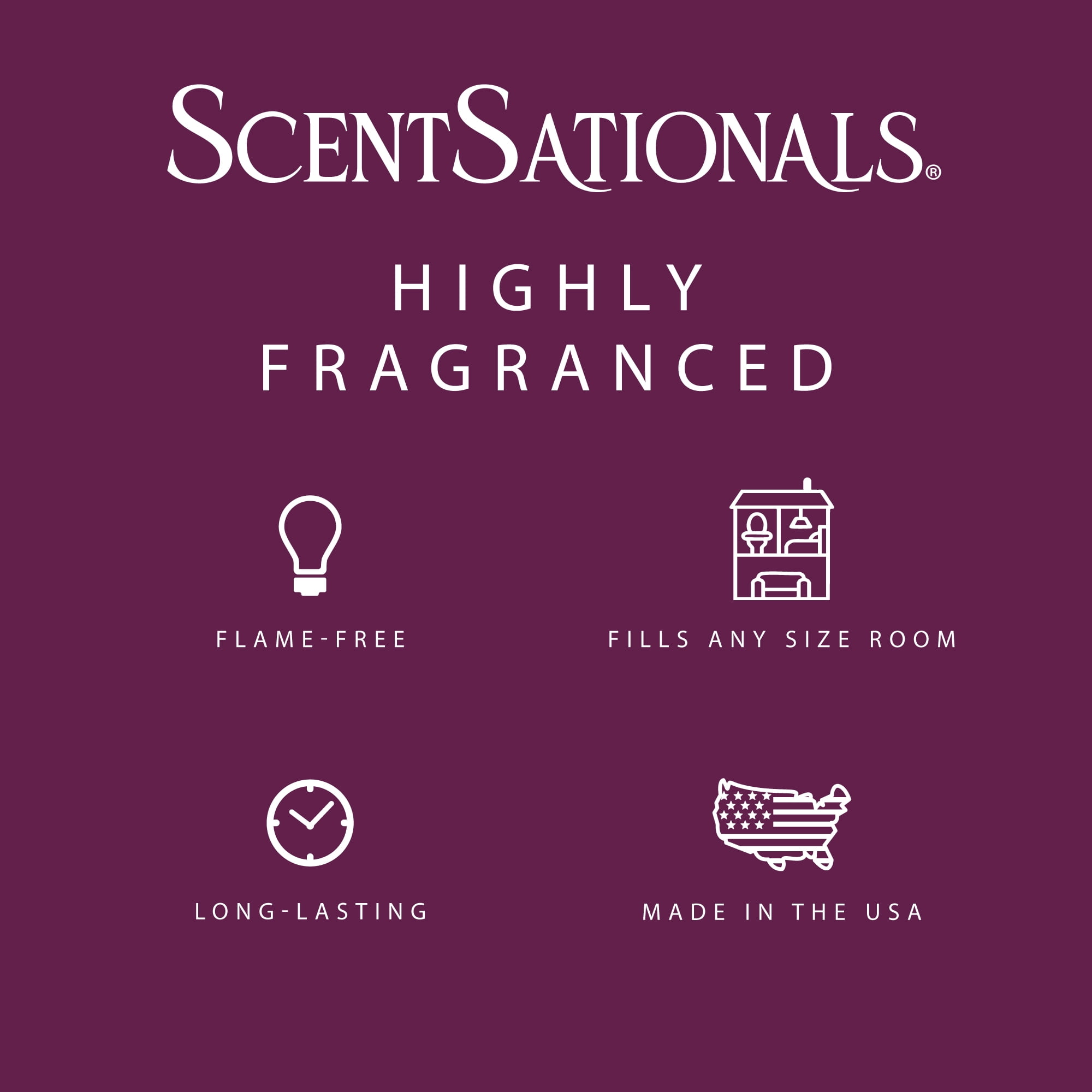 (5 pack) Blueberry Marshmallow Scented Wax Melts, ScentSationals, 2.5 oz