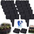 thumbnail image 1 of Imitation Stone Garden Fence, 9 X 9.8 Inch Plastic Retaining Fences,Flexible Interlocking Landscape Edging, No Tools Needed for Plant Beds, Easy to Install and Expand (D,10pcs), 1 of 6