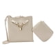thumbnail image 4 of 2 unids/set bolso de mano de cuer mujer, bolso de mano, bolso de mano, bolsos de mensajero Beige Hugo Bolsos de mano para mujeres, 4 of 7