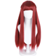 thumbnail image 1 of Peluca genérica para cosplay, larga, roja, recta, 58 cm, resistente al calor, 1 of 3