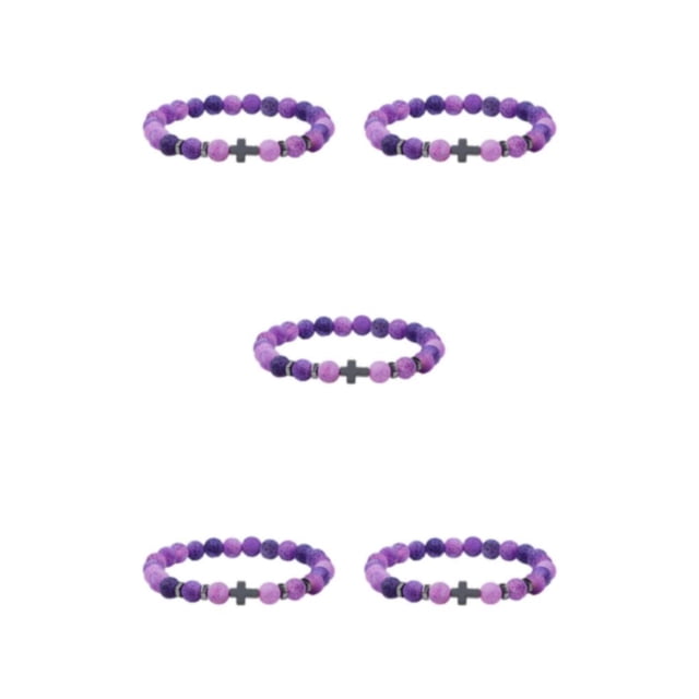 Qarigey Pulseras de cuentas de piedra natural, de joyería de Yoga, cuerda elástica, de tigre ligera de moda portátil, tipo de regalo 13 Type2 NO2