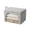 B, variant on 2 Openings Clothes Storage Bins with Oxford Frame, 100L Foldable Storage Bin for Clothes, Clothing Storage Bins with Lid, Storage Box With Clear Window& Zippers& Durable Handles (23.6×16.5×15.7in)