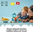 thumbnail image 4 of LEGO DUPLO Town First Time at the Airport Building Toy - Learning Play Set for Boys & Girls Ages 1.5+ - Little Ones Use Building Blocks to Explore Emotions - Toddler Gift Idea for Birthdays - 10443, 4 of 8