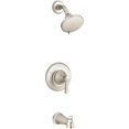 thumbnail image 1 of Georgeson 1 Handle Tub & Shower Faucet, Brushed Nickel - Metal, 1 of 1